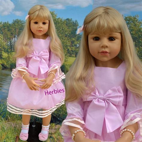 Masterpiece Amber Blonde By Monika Levenig 39 Full Vinyl Doll In