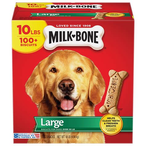 Milk Bone Original Dog Biscuits Large Crunchy Dog Treats 10 Lbs