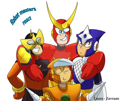 Robot Masters React Cover By Zavraan On Deviantart
