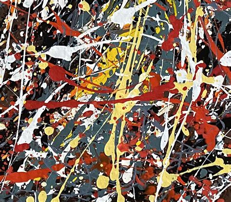Original Jackson Pollock Style Abstract Wall Art Acrylic Etsy