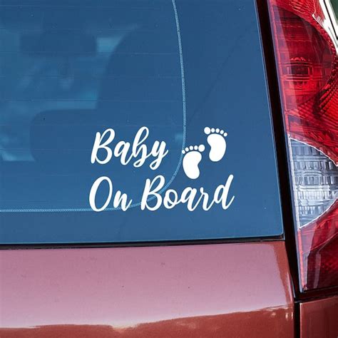 Baby On Board Decal Etsy Uk