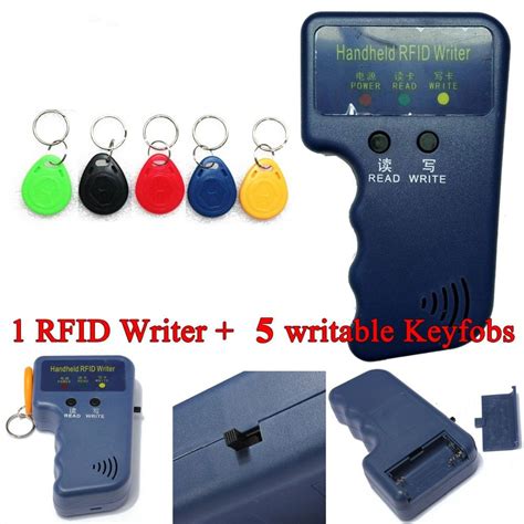 Handheld 125KHz EM4100 RFID Copier Writer Duplicator Programmer Reader
