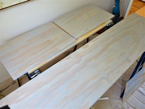 Diy Plywood Topped Ikea Hack Floating Credenza Dans Le Lakehouse