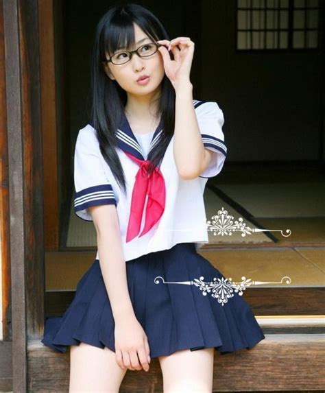 Japanisches Mädchen In Uniform Nackte Mädchen Und Ihre Muschis