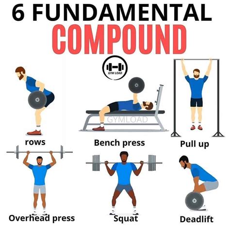 Top 6 Compound Exercises Compound Exercises Weight Training