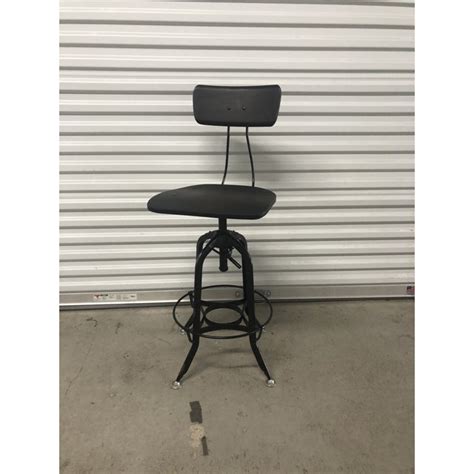 Carbon loft rudolph industrial metal and wood dining chairs (set of 2). Restoration Hardware "1940's Vintage Toledo Bar Stools ...