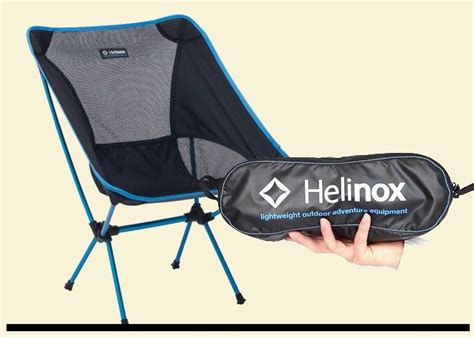 Helinox Lightweight Folding Chair Pack And Paddle