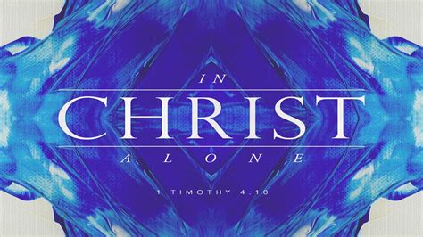In Christ Alone Jesus Only Matthew 171 13 Focus Wesleyan Church