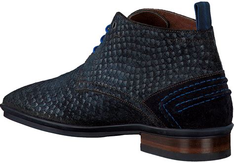 Im jahr 1996 entstand mit dem label floris van bommel eine junge trendige serie von schuhen, die auch junge männer begeistert. Blaue FLORIS VAN BOMMEL Business Schuhe 10960 | Omoda