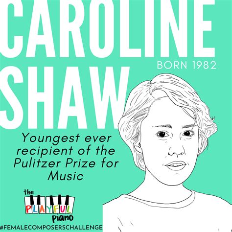 Composer Caroline Shaw In 2021 Caroline Shaw Music Appreciation