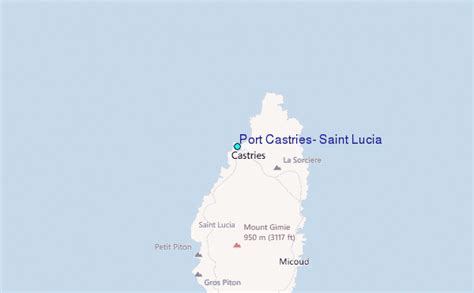 Port Castries Saint Lucia Tide Station Location Guide