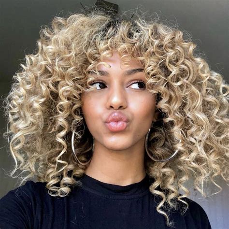 How To Style Bangs Curly Hair Curly Bangs Are The Coolest Hairstyle