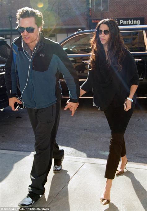 Matthew Mcconaughey And Wife Camila Alves Enjoy New York Stroll Daily Mail Online