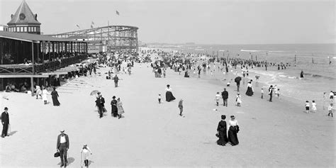 Beach At Rockaway Ny Early 20th Century