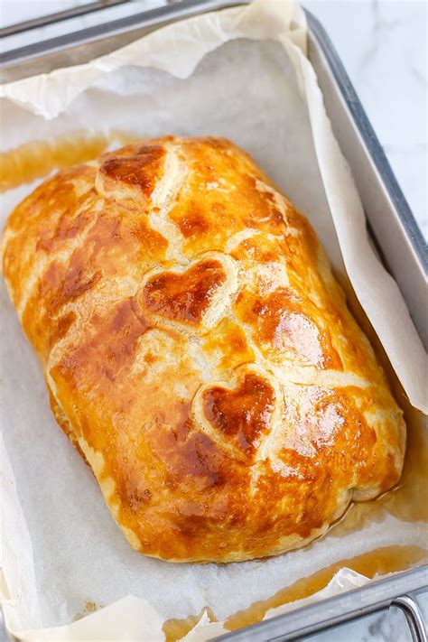 The pork should be moist, but not wet. Puff Pastry Wrapped Pork Tenderloin Recipe — Eatwell101