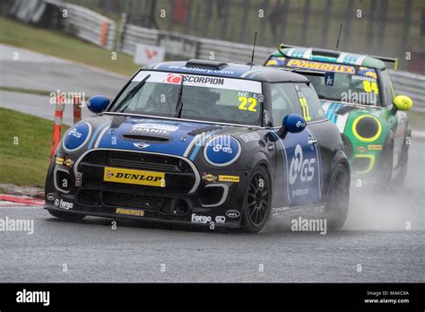 Race 1 Of The Mini Challenge Jcw Championship At Oulton Park In