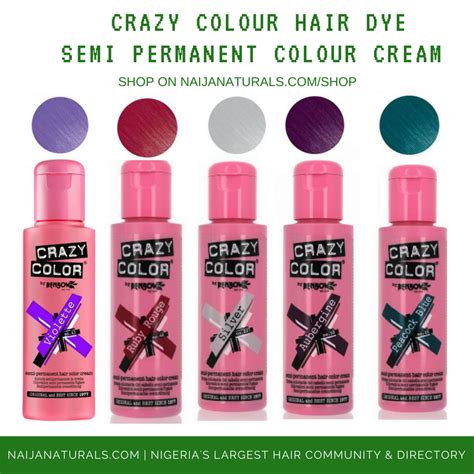 Crazy Colour Semi Permanent Hair Dye Naija Naturals