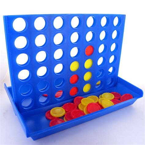 Line Up 4 In A Row 5 Board Classic Connect 4 Game Bingo Portable For