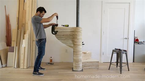 homemade modern ep diy cnc spiral staircase