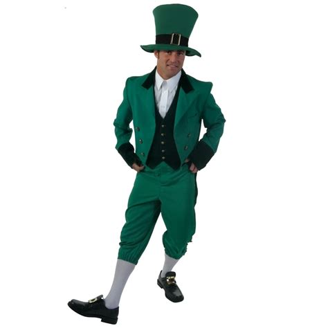 High Quality Adult Mens Irish Green Mythology Folklore Leprechauns St