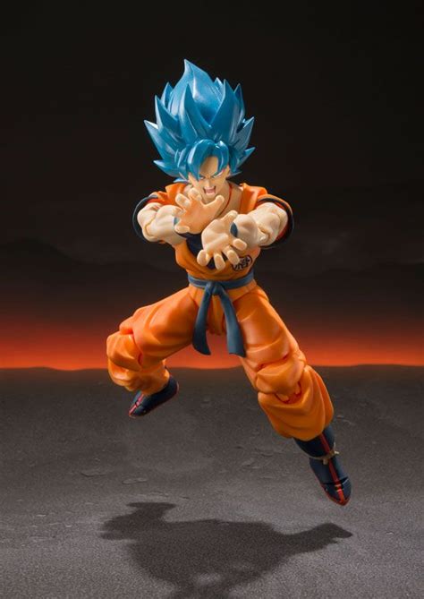 Dragon ball sh figuarts ex goku super saiyan god blue bandai. Son Goku s'offre une S.H. Figuarts inspirée de Dragon Ball ...
