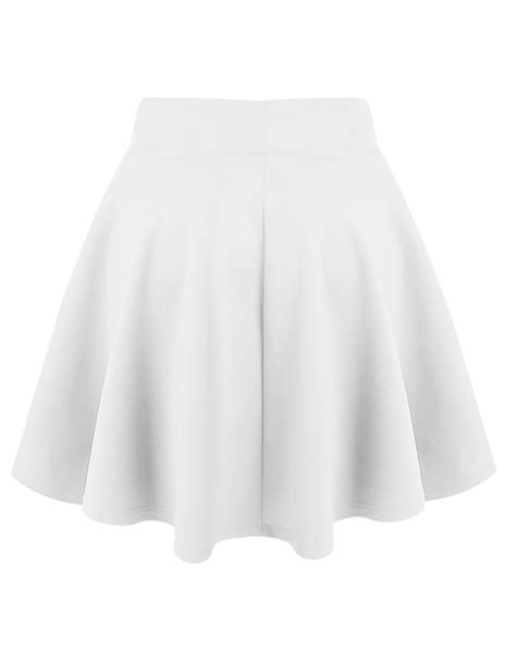 flared skirts for everyday work and leisure womens white skater skirt a line flared skirt