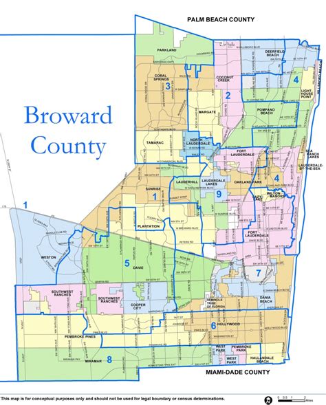 Broward County Map Check Out The Counties Of Broward Dania Beach