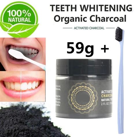 Daily Use Organic Activated Charcoal Coconut Teeth Whitening Powder Charcoal Toothpaste Tartar