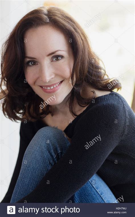 Portrait Mature Brunette Hi Res Stock Photography And Images Alamy