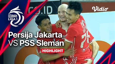 Highlights Persija Jakarta Vs PSS Sleman BRI Liga 1 2022 23 Vidio
