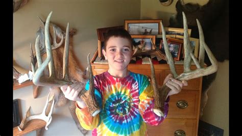 Boone And Crockett Whitetail Deer Sheds From Maryland Youtube
