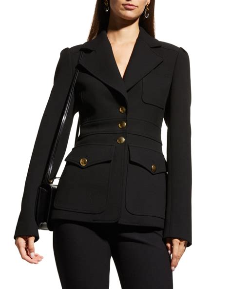 Alc Amelia Tailored Military Blazer Jacket Military Blazer