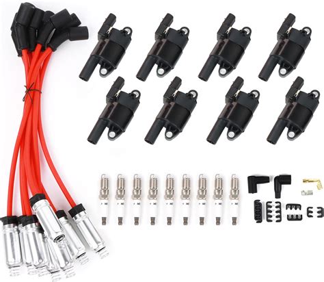 Deegooly 8pcs Uf414 Ignition Coils Pack And Iridium Spark