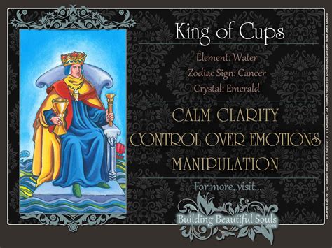 The King Of Cups Tarot Card Meanings Tarot Reading