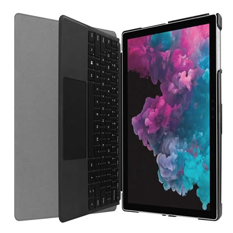 Folio Ultra Slim Leather Stand Case Cover For Microsoft Surface Pro X 4