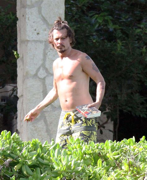 Shirtless In Hawaii Johnny Depp Johnny Shirtless
