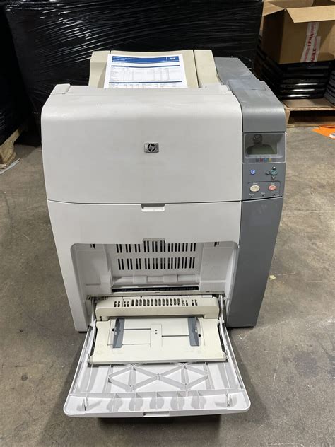 Hp Color Laserjet 4700n Printer Q7492a W Toner And Power Cord 154k Pages
