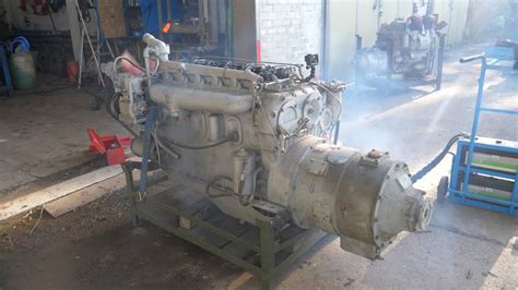 2 Stroke 6 Cylinder Diesel Engine First Run Since Years Yaaz206