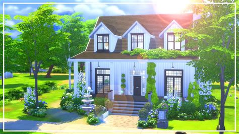 The Sims 4 Speed Build Stpeters Modern Farmhouse Youtube