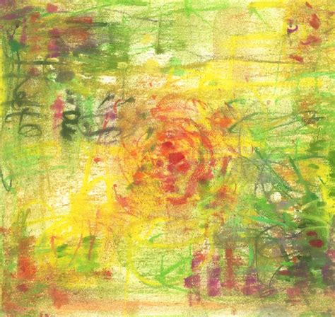 Abstract Pastel Painting With Red Center Stock Image Everypixel