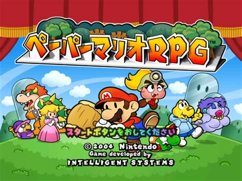 Filepaper Mario Rpg Title Jppng Super Mario Wiki The Mario