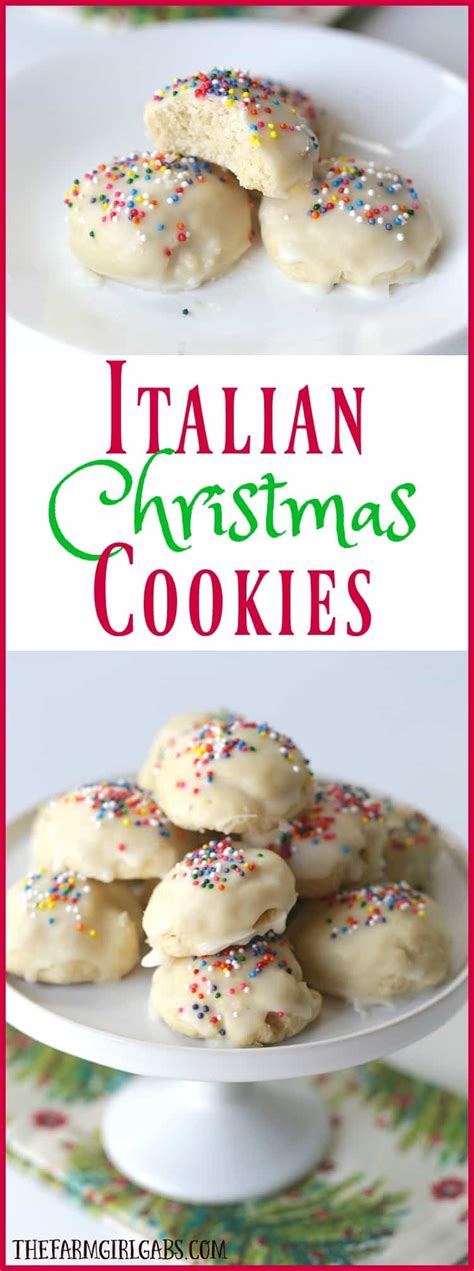 Frost with your favorite buttercream frosting hint: Italian Christmas Cookies - The Farm Girl Gabs®