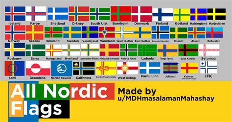 Those Are All The Nordic Flags Ive Spent A Lot Of Time For Searching