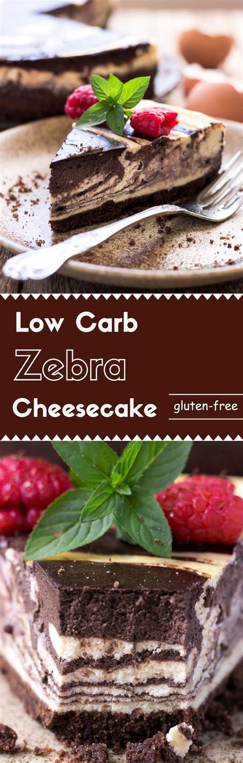 Easily add recipes from yums to the meal planner. Low Carb Zebra Cheesecake (Gluten-free) | Recipe | Low carb sweets, Gluten free cheesecake, Low ...