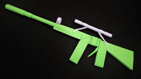 How To Make A Paper Gun Paper Gun Origami Easy Gun How To Make