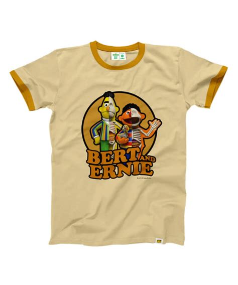 Mighty Jaxx Sesame Street Yellow Bert And Ernie Tee