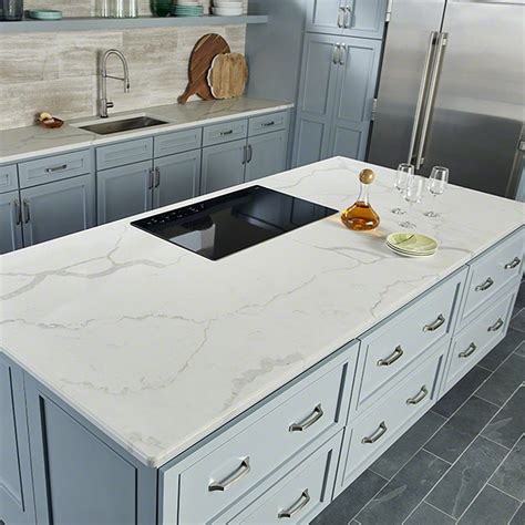 Calacatta Laza MSI Quartz Bath Quartz Kitchen Countertops Kitchen Design Custom