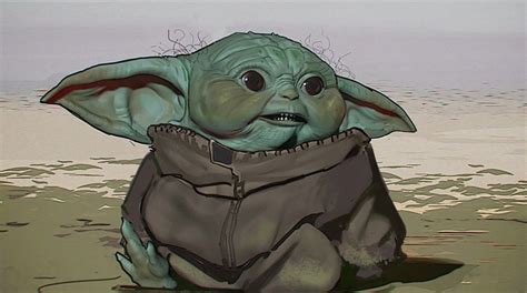 Baby Yoda Is Extra Ugly In New The Mandalorian Concept Art