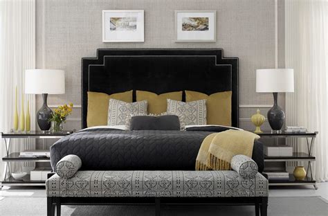 20 Black White Gold Bedroom Decoomo