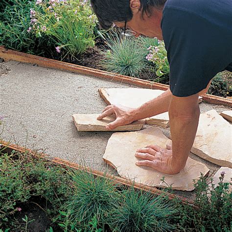 How To Install A Flagstone Path Sunset Magazine